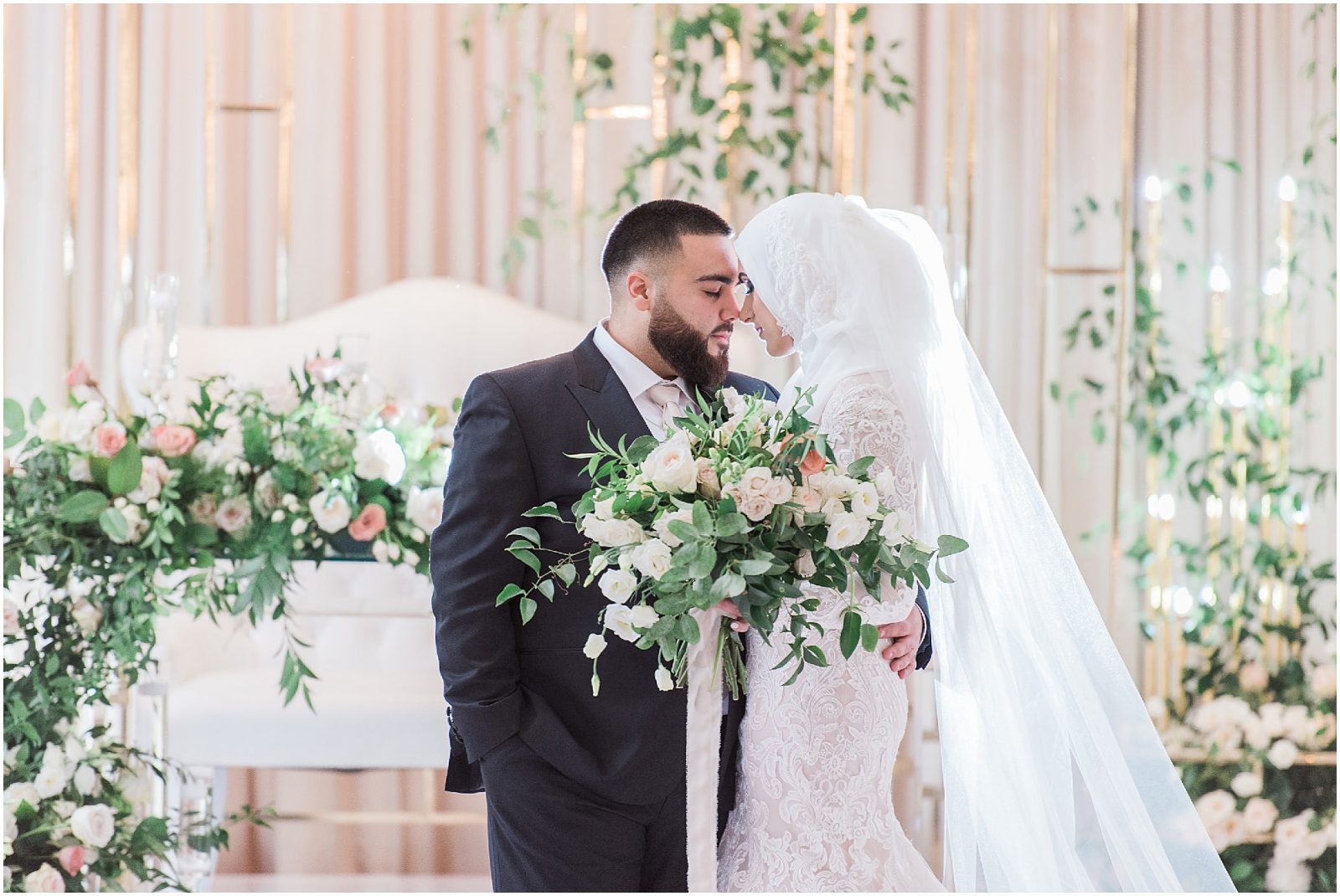 orchard view wedding ottawa - lush green, luxury wedding ottawa - muslim bride, arab bride