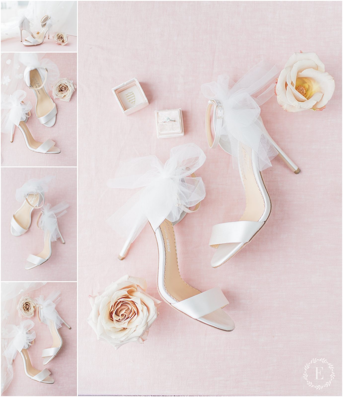 5 - Bella Belle for Fairy Dreams Bridal - tulle and satin wedding sandals