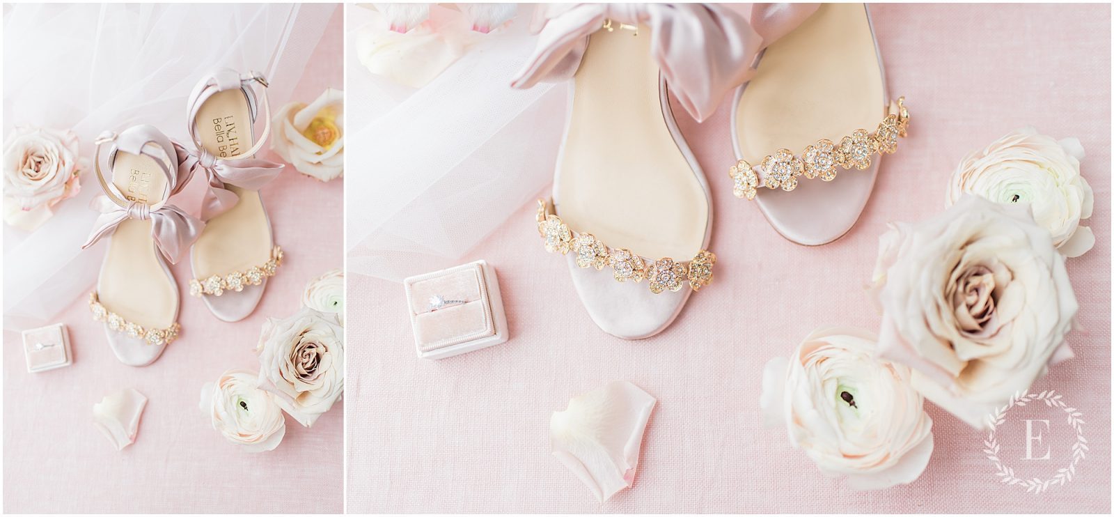 50 - Bella Belle for Fairy Dreams Bridal - PhotosbyEmmaH 2019 - pink satin wedding sandals - pink bow